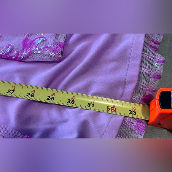 Rachel Allan Lilac Sequin Gown - Picture 10 of 11